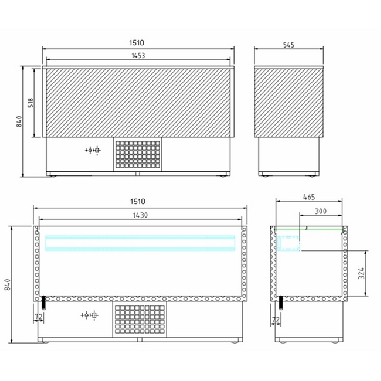 plano-enfriador-de-botellas-ebe-150-edenox