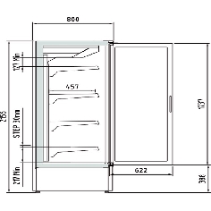 vitrina-expositora-mural-efimarket-efi-3r-docriluc 2