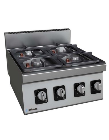 Cocina-Industrial-4-Fuegos-SCG60E-Edenox