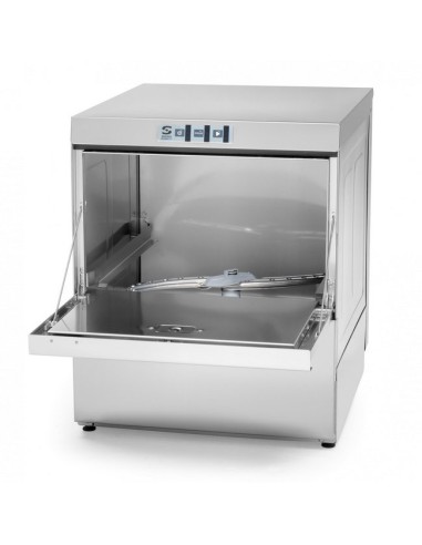 puerta abierta lavavajillas industrial sammic 50x50