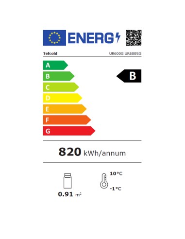 Expositor Refrigerado GN 2/1 600L Tefcold