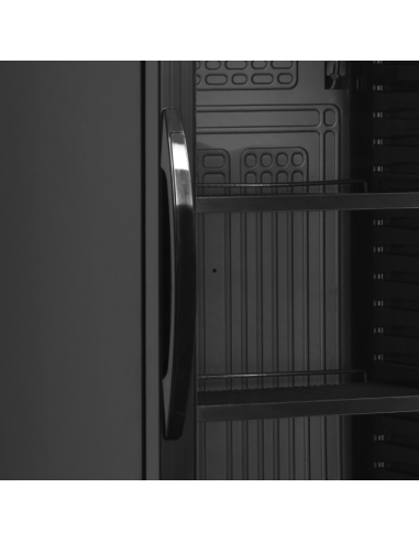 Armario Expositor Refrigerado 372L Negro Tefcold