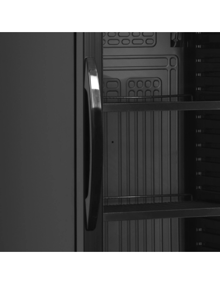 Armario Expositor Refrigerado 372L Negro Tefcold