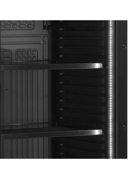 Armario Expositor Refrigerado 372L Negro Tefcold