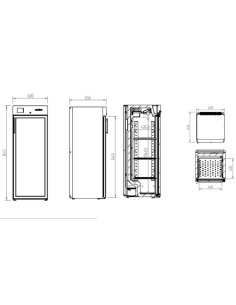Armario Madurador de Carne AC280MDAB Infrico 2