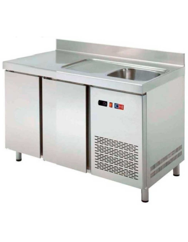 Mesa Refrigerada con Fregadero MRCH-150F Clima...